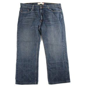 Levi's Mens 559 Relazed Straight Leg Jeans Medium Wash Denim Cotton Size 42x30
